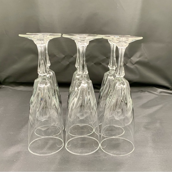 8 Cristal D Arques Flamenco Fluted Champagne Glasses 7,5” - Picture 4 of 13